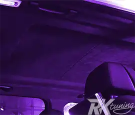 Перетяжка потолка автомобиля в Москве